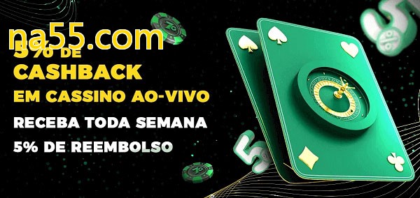 Promoções do cassino ao Vivo na55.com
